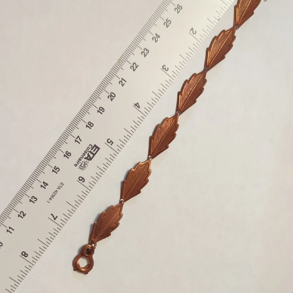 Copper Leaf Bracelet